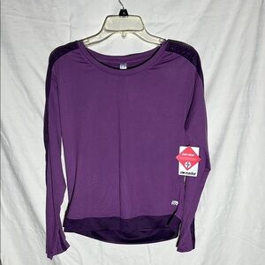 Marika Purple Long Sleeve Blouse